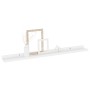 Wandregale 4 Einheiten weiß 80x9x3 cm von vidaXL, Regale und Regale - Ref: Foro24-326662, Preis: 39,46 €, Rabatt: %