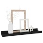 Wandregale 4 Einheiten schwarz 40x9x3 cm von vidaXL, Regale und Regale - Ref: Foro24-326667, Preis: 35,34 €, Rabatt: %