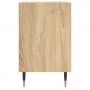Mesitas noche 2 uds madera ingeniería roble Sonoma 40x30x50 cm