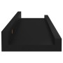 Wandregale 4 Einheiten schwarz 40x9x3 cm von vidaXL, Regale und Regale - Ref: Foro24-326667, Preis: 35,34 €, Rabatt: %