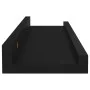 Wandregale 4 Einheiten schwarz 40x9x3 cm von vidaXL, Regale und Regale - Ref: Foro24-326667, Preis: 34,49 €, Rabatt: %