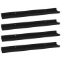 Wandregale 4 Einheiten schwarz 60x9x3 cm von vidaXL, Regale und Regale - Ref: Foro24-326668, Preis: 37,11 €, Rabatt: %