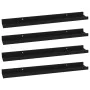Wandregale 4 Einheiten schwarz 60x9x3 cm von vidaXL, Regale und Regale - Ref: Foro24-326668, Preis: 36,31 €, Rabatt: %