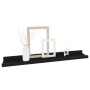 Wandregale 4 Einheiten schwarz 60x9x3 cm von vidaXL, Regale und Regale - Ref: Foro24-326668, Preis: 37,11 €, Rabatt: %