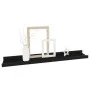 Wandregale 4 Einheiten schwarz 60x9x3 cm von vidaXL, Regale und Regale - Ref: Foro24-326668, Preis: 36,31 €, Rabatt: %