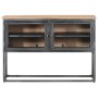 Solid acacia wood sideboard in gray, 100x30x70 cm by vidaXL, Sideboards - Ref: Foro24-323502, Price: 218,70 €, Discount: %