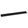 Wall shelves 4 units black 80x9x3 cm by vidaXL, Shelves and shelves - Ref: Foro24-326669, Price: 46,14 €, Discount: %