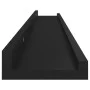 Wall shelves 4 units black 80x9x3 cm by vidaXL, Shelves and shelves - Ref: Foro24-326669, Price: 46,14 €, Discount: %