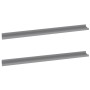 Wandregale 2 Einheiten grau 100x9x3 cm von vidaXL, Regale und Regale - Ref: Foro24-326672, Preis: 28,64 €, Rabatt: %