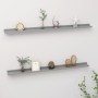 Estantes de pared 2 unidades gris 115x9x3 cm de vidaXL, Estantes y estanterías - Ref: Foro24-326673, Precio: 33,89 €, Descuen...