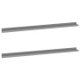 Estantes de pared 2 unidades gris 115x9x3 cm de vidaXL, Estantes y estanterías - Ref: Foro24-326673, Precio: 33,89 €, Descuen...