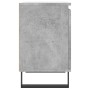 Mesitas de noche 2 uds madera gris hormigón 40x30x50 cm