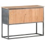 Solid acacia wood sideboard in gray, 100x30x70 cm by vidaXL, Sideboards - Ref: Foro24-323502, Price: 218,70 €, Discount: %