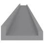 Wall shelves 2 units gray 115x9x3 cm by vidaXL, Shelves and shelves - Ref: Foro24-326673, Price: 33,21 €, Discount: %