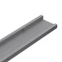 Estantes de pared 4 unidades gris 60x9x3 cm de vidaXL, Estantes y estanterías - Ref: Foro24-326675, Precio: 32,82 €, Descuent...