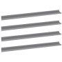 Wandregale 4 Einheiten grau 100x9x3 cm von vidaXL, Regale und Regale - Ref: Foro24-326677, Preis: 33,44 €, Rabatt: %