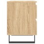 Mesita de noche madera de ingeniería roble Sonoma 40x35x50 cm
