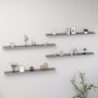 Wall shelves 4 units gray 115x9x3 cm by vidaXL, Shelves and shelves - Ref: Foro24-326678, Price: 38,14 €, Discount: %