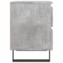 Mesitas noche 2 uds madera ingeniería gris hormigón 40x35x50 cm