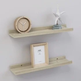 Wandregale 2 Einheiten Sonoma Eiche Farbe 40x9x3 cm von vidaXL, Regale und Regale - Ref: Foro24-326679, Preis: 17,48 €, Rabat...