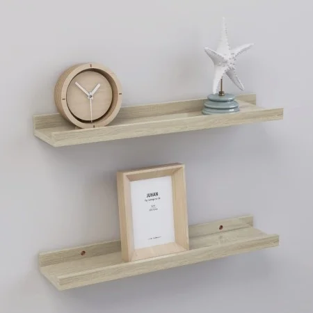 Wall shelves 2 units Sonoma oak color 40x9x3 cm by vidaXL, Shelves and shelves - Ref: Foro24-326679, Price: 17,48 €, Discount: %