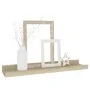 Wall shelves 2 units Sonoma oak color 40x9x3 cm by vidaXL, Shelves and shelves - Ref: Foro24-326679, Price: 17,48 €, Discount: %