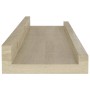 Wall shelves 2 units Sonoma oak color 40x9x3 cm by vidaXL, Shelves and shelves - Ref: Foro24-326679, Price: 17,84 €, Discount: %