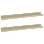 Wandregale 2 Einheiten Sonoma-Eiche 60x9x3 cm von vidaXL, Regale und Regale - Ref: Foro24-326680, Preis: 22,68 €, Rabatt: %