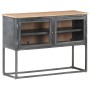 Solid acacia wood sideboard in gray, 100x30x70 cm by vidaXL, Sideboards - Ref: Foro24-323502, Price: 218,70 €, Discount: %