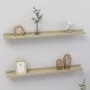 Wandregale 2 Einheiten Sonoma-Eiche 80x9x3 cm von vidaXL, Regale und Regale - Ref: Foro24-326681, Preis: 32,69 €, Rabatt: %