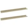 Wandregale 2 Einheiten Sonoma-Eiche 80x9x3 cm von vidaXL, Regale und Regale - Ref: Foro24-326681, Preis: 32,69 €, Rabatt: %