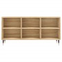 Mueble de TV madera de ingeniería roble Sonoma 103,5x30x50 cm