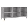 Mueble de TV madera de ingeniería gris Sonoma 103,5x30x50 cm