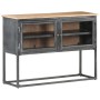Solid acacia wood sideboard in gray, 100x30x70 cm by vidaXL, Sideboards - Ref: Foro24-323502, Price: 218,70 €, Discount: %