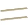 Estantes de pared 2 unidades roble Sonoma 100x9x3 cm de vidaXL, Estantes y estanterías - Ref: Foro24-326682, Precio: 29,83 €,...