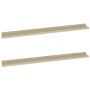 Wall shelves 2 units Sonoma oak 100x9x3 cm by vidaXL, Shelves and shelves - Ref: Foro24-326682, Price: 30,43 €, Discount: %