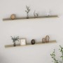 Estantes de pared 2 unidades roble Sonoma 115x9x3 cm de vidaXL, Estantes y estanterías - Ref: Foro24-326683, Precio: 33,89 €,...