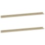 Estantes de pared 2 unidades roble Sonoma 115x9x3 cm de vidaXL, Estantes y estanterías - Ref: Foro24-326683, Precio: 33,89 €,...