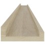 Estantes de pared 2 unidades roble Sonoma 115x9x3 cm de vidaXL, Estantes y estanterías - Ref: Foro24-326683, Precio: 33,89 €,...