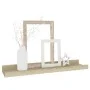 Wall shelves 4 units Sonoma oak 40x9x3 cm by vidaXL, Shelves and shelves - Ref: Foro24-326684, Price: 24,61 €, Discount: %