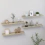 Wandregale 4 Einheiten Sonoma Eiche 60x9x3 cm von vidaXL, Regale und Regale - Ref: Foro24-326685, Preis: 35,56 €, Rabatt: %