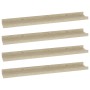Wandregale 4 Einheiten Sonoma Eiche 60x9x3 cm von vidaXL, Regale und Regale - Ref: Foro24-326685, Preis: 36,31 €, Rabatt: %