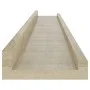 Estantes de pared 4 unidades roble Sonoma 80x9x3 cm de vidaXL, Estantes y estanterías - Ref: Foro24-326686, Precio: 40,22 €, ...