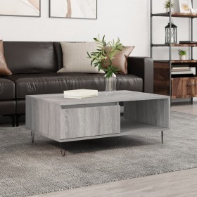 Mesa de centro madera de ingeniería gris Sonoma 90x60x35 cm Mesa de centro madera de ingeniería gris Sonoma 90x60x35 cm
