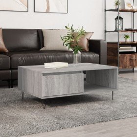 Mesa de centro madera de ingeniería gris Sonoma 90x60x35 cm Mesa de centro madera de ingeniería gris Sonoma 90x60x35 cm