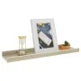 Wall shelves 2 units white and Sonoma oak 40x9x3 cm by vidaXL, Shelves and shelves - Ref: Foro24-326689, Price: 17,98 €, Disc...