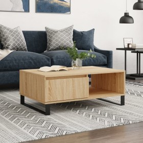 Mesa de centro madera de ingeniería roble Sonoma 90x60x35 cm Mesa de centro madera de ingeniería roble Sonoma 90x60x35 cm