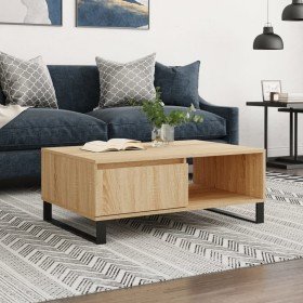 Mesa de centro madera de ingeniería roble Sonoma 90x60x35 cm Mesa de centro madera de ingeniería roble Sonoma 90x60x35 cm