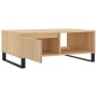 Mesa de centro madera de ingeniería roble Sonoma 90x60x35 cm