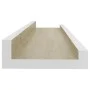Wall shelves 2 units white and Sonoma oak 40x9x3 cm by vidaXL, Shelves and shelves - Ref: Foro24-326689, Price: 17,98 €, Disc...